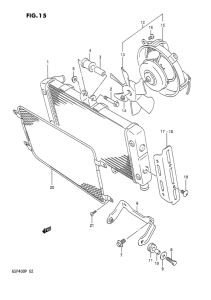 GSF400 Радиатор