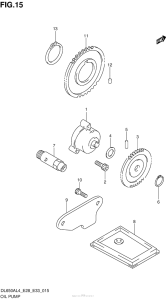 DL650 (ABS) Масляный насос