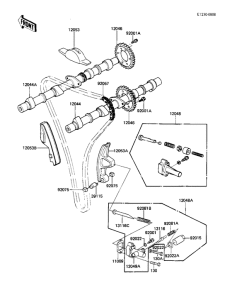 KZ750 Camshafts / chain / tensioner