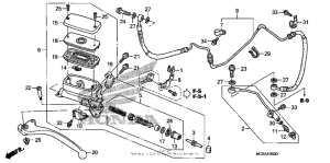ST1300 Цилиндр сцепления