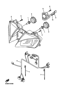 YZF-R6R Headlight assy
