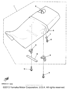 XT225DC Сиденье