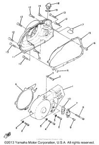 YZ80G Боковые крышки
