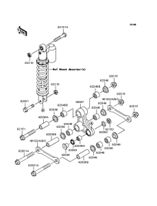 KX65 Задняя подвеска