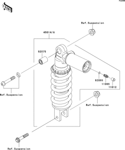 ZR1000 Shock absorber(s)(b7f / b8f)