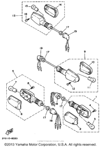 TW200WC Поворотники