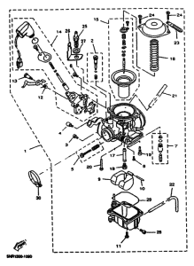 YP125E Carburetor assy