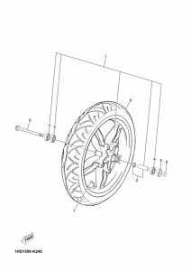 TZR50 Transom + tube