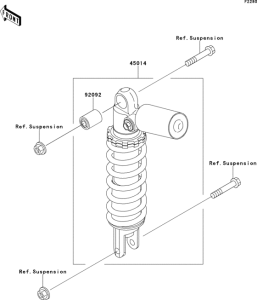 ZX900 Амортизатор