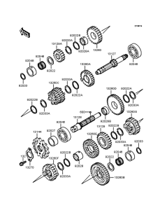 ZX250 Трансмиссия