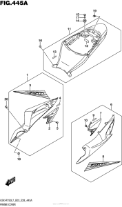 GSX-R750 Frame Cover (Ysf)