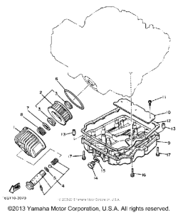 XJ650K Масляный фильтр