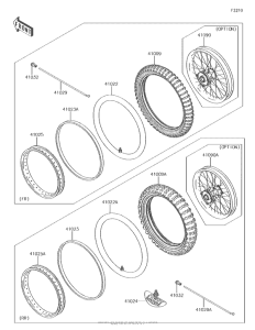 KX65 Колеса,покрышки