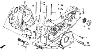 CH150D Картер двигателя