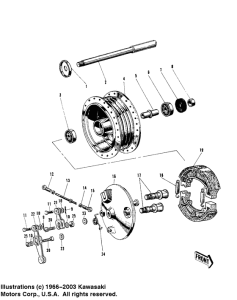 W2 Front hub / brake