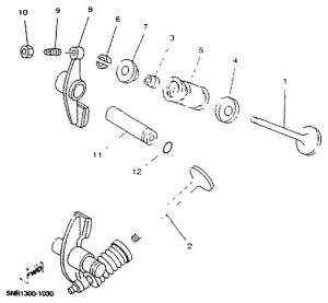 YP125D Клапана