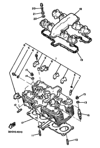 FJ1100 Головка цилиндров