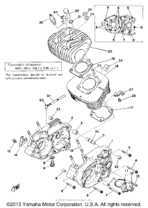 YZ175 Блок цилиндров
