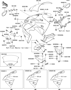 ZX900 Cowling(zx900-f1p)
