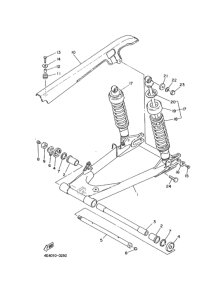 XS650 ﾘﾔｱｰﾑ. ﾘﾔｻｽﾍﾟﾝｼﾖﾝ
