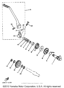 XT200J Стартер