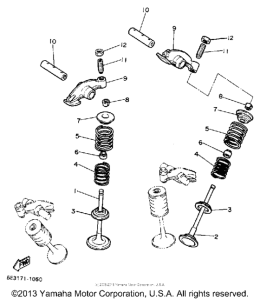 XV750W Клапана