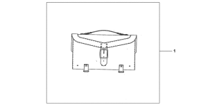 VT750CA Leather topcase