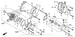 CB1000R Водяной насос