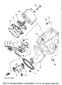 WR250Z Впускная система