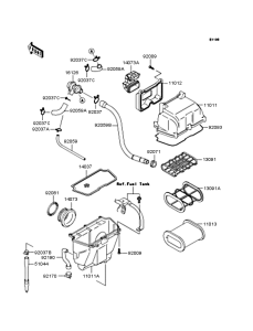KLE500 Воздушный фильтр