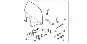 SRX90 Ветровое стекло