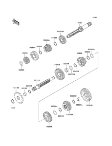 BR125 Трансмиссия