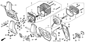 CM125C Taillight unit ass`y