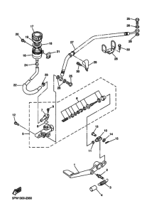 YZF-R1 Задний тормозной цилиндр