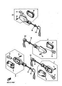 FZR1000 Проблесковый световой сигнал