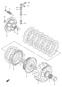 RMX250 Бендикс