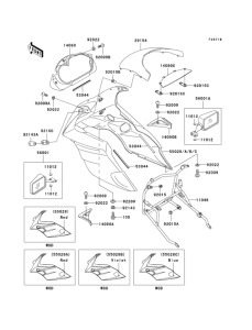 EX500 Cowling(ex500-d3 / d4)