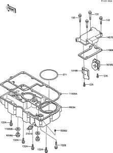 ZX1000 Breather cover / oil pan(zxt00ae003102-)