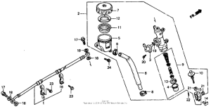  Задний тормозной цилиндр