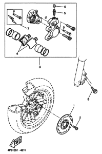 CW50 Передний суппорт