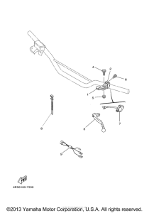 YZ80N1 (Competition) Рулевые переключатели