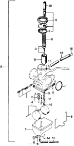 CL125 Карбюратор