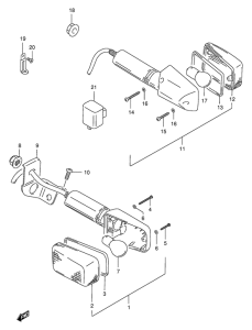 DR200 Поворотники