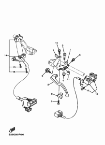 XVS950CU (ABS) ハンドルスイツチ & レバー