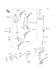 EJ650 Замок зажигания