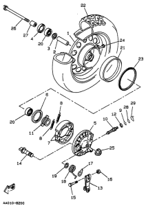 CW50 Переднее колесо