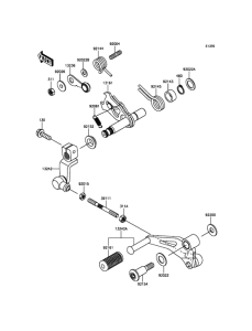 BX250 Механизм переключения передач