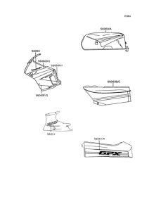 ZX600 Наклейки