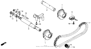 CMX450 Валансирный вал