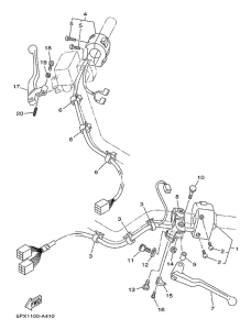 XV17PCR Handle switch. lever